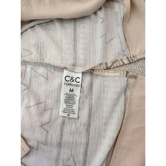 C&C California Women's Hoodie Size Medium Aztec Print Allover Lightweight NWT - Picture 5 of 5